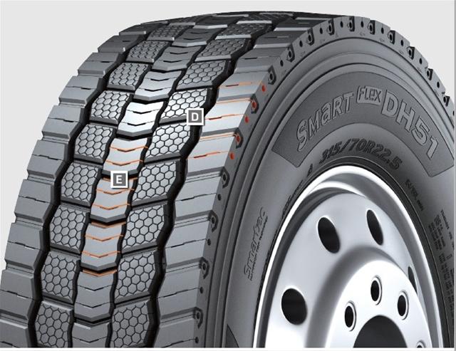 HANKOOK tractiune 315/70 R22.5 154/150L DH51 M+S 3PMSF REGIONAL KOR Anvelopa camion