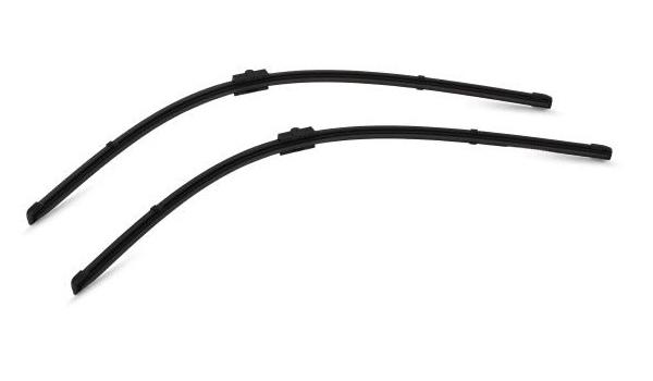 Set stergatoare VALEO SILENCIO X.TRM FLAT BLADE SET 574310, lungime 700 mm, fara carcasa, cu spoiler pentru parbriz VW, SEAT, FORD