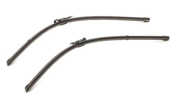 Set stergatoare VALEO SILENCIO X.TRM FLAT BLADE SET 574358, lungime 650 mm, fara carcasa, cu spoiler pentru SEAT
