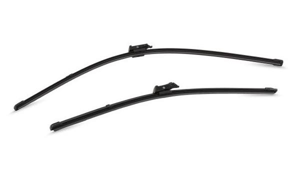 Set ștergătoare parbriz VALEO  SILENCIO X.TRM FLAT BLADE SET 574377, lungime 650 mm, 500 mm, fără carcasă, cu spoiler pentru BMW, VOLVO
