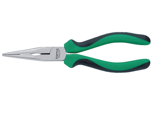 Cleste TOPTUL DFBB2206 lung cu varf drept, dimensiuni 6 inch/152.4 mm, capacitate taiere 2.8 mm, otel crom molibden