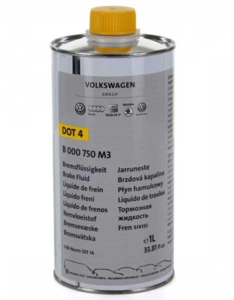 Lichid VW Group B000750M3, frana DOT 4, volum recipient 1 litru, clasa 6