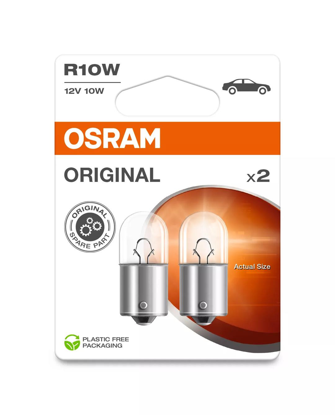 Bec Original Osram R10W 12V 10W BA15s Set 2 buc