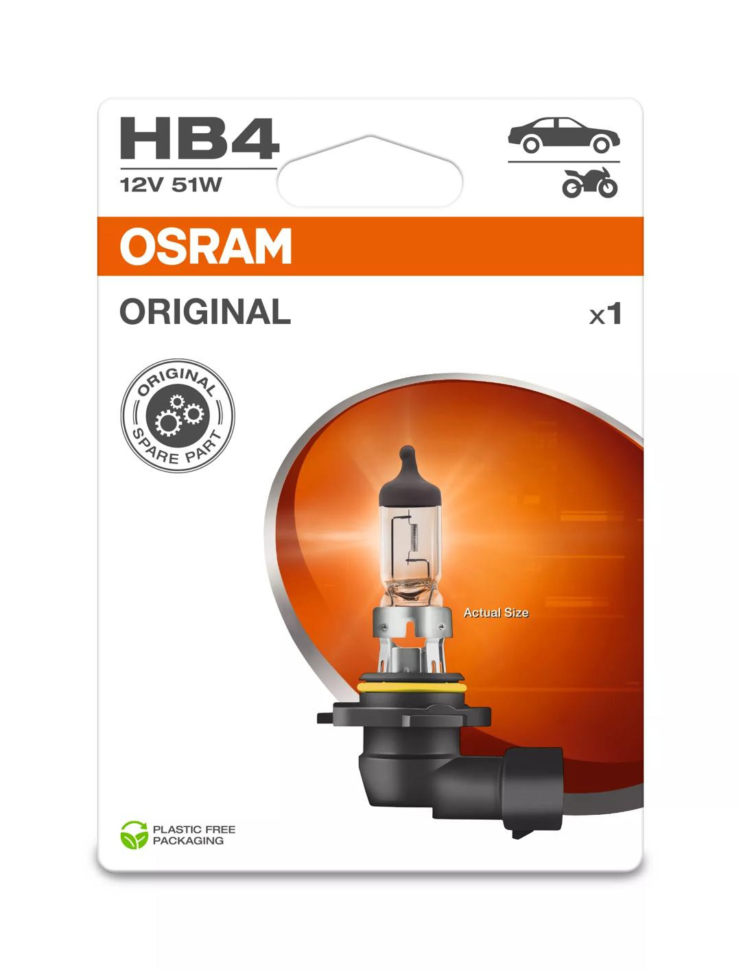 Bec Original Osram HB4 12V 51W P22d