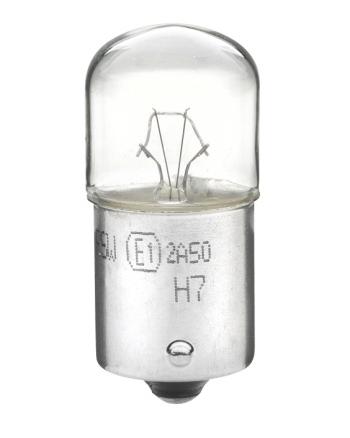 Bec HELLA HEAVY DUTY auto pentru iluminare numar circulatie, 8GA 002 071-241, tensiune 24V, putere 5W, R5W, conexiune BA15s, comanda minima 10 bucati pentru IVECO, OPEL, TOYOTA, VOLVO, RENAULT...