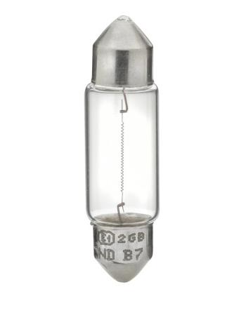 Bec auto HELLA 8GM 002 092-241 pentru iluminare demarcare / avertizare, tensiune 24V, putere 5W, tip C5W, conector SV8.5-8, comanda minima 10 bucati