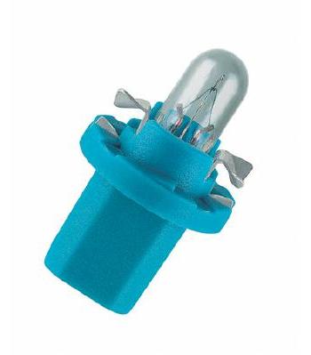 Bec bord OSRAM 2721MFX, BX8.5D soclu albastru, 12 V, 1.2 W, set 10 bucăți