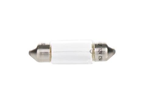 Bec auto BOSCH iluminare numar inmatriculare C5W, E1 2EL, 12V 5W 1987302211 Pure Light WS, se vinde la set de 10 bucati/pret pe bucata
