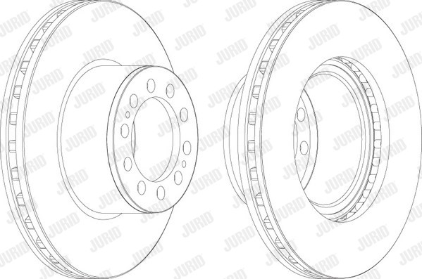Disc frana Jurid axa remorcata pentru MERCEDES-BENZ