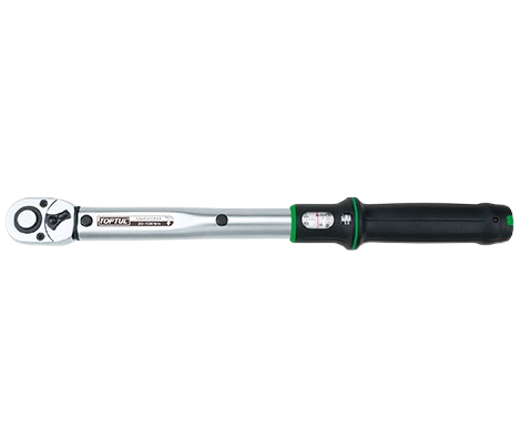 Cheie TOPTUL ANAM1205, dinamometrică, antrenor pătrat 3/8 inch, domeniu strângere 10-50 Nm, lungime 360 mm, cu display