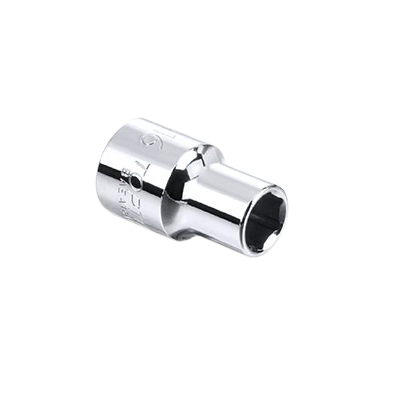 Cheie tubulara TOPTUL BAEA1610, prindere pătrat 1/2 inch, profil hexagonal, deschidere 10 mm, lungime 38 mm, crom vanadiu