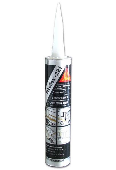 Adeziv SIKA Flex 221 1389, sigilant pentru caroserie, poliuretanic, flexibil, 310 ml