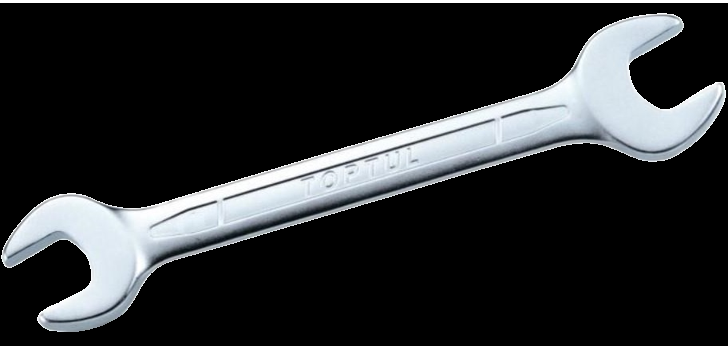 Cheie fixa dubla AAEJ1011 TOPTUL, deschidere cheie 10x11 mm, lungime 161 mm, crom vanadiu, finisaj satinat