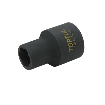 Cheie TOPTUL BAAK1614 tubulară extractoare șuruburi, antrenor pătrat 1/2 inch, deschidere cheie 14 mm, lungime 34 mm, crom molibden