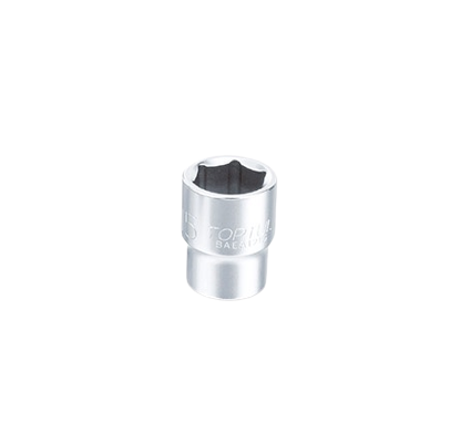 Cheie tubulara BAEA085E TOPTUL, prindere patrat 1/4 inch, profil hexagonal, deschidere cheie 5.5 mm, lungime 25 mm, crom vanadiu