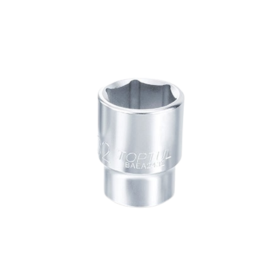 Cheie BAEA2422 TOPTUL, prindere patrat 3/4 inch, profil hexagonal, deschidere cheie 22 mm, lungime 50 mm, crom vanadiu