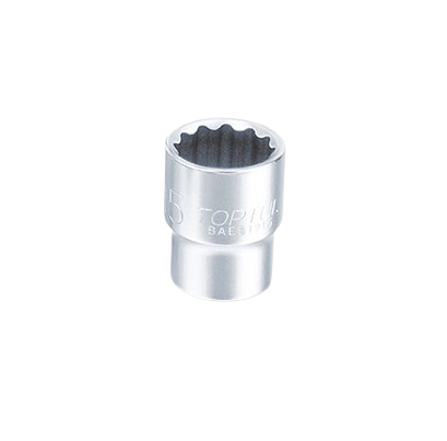 Cheie tubulara BAEB2421 TOPTUL, prindere patrat 3/4 inch, profil bi-hexagonal, deschidere cheie 21 mm, lungime 50 mm, crom vanadiu