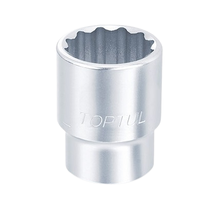 Cheie tubulara BAEB2429 TOPTUL, prindere pătrat 3/4 inch, profil bi-hexagonal, deschidere cheie 29 mm, lungime 52 mm, crom vanadiu