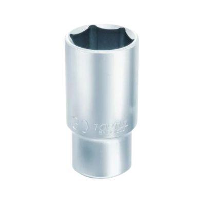 Cheie TOPTUL BAEE1632 tubulara adanca, prindere patrat 1/2 inch, profil hexagonal, deschidere cheie 32 mm, lungime 77 mm, crom vanadiu