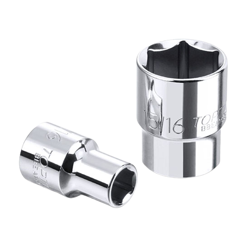 Cheie Toptul tubulara BBEA1212, antrenor patrat 1/4 inch, profil hexagonal, deschidere cheie 3/8 inch, lungime 28 mm, crom vanadiu