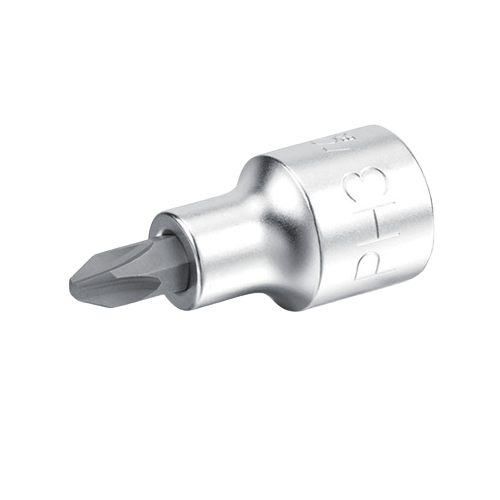 Bit TOPTUL cu soclu tubular BCAA12P3, profil PH3, prindere 3/8 inch, lungime 48 mm, crom vanadiu