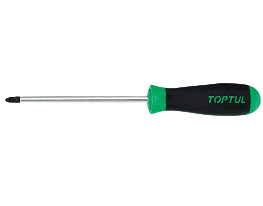 Șurubelniță TOPTUL FBAB0220 în cruce, PH2, lungime 315 mm, lungime activă 200 mm, mâner ergonomic, aderent