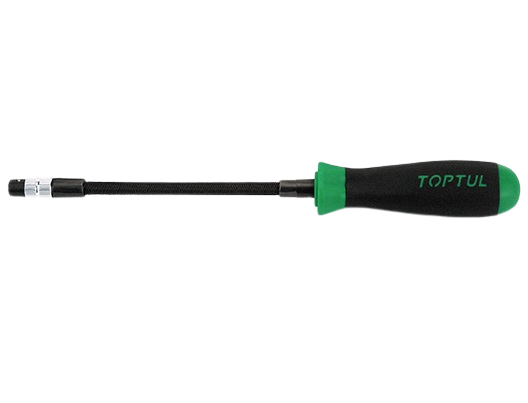 Maner TOPTUL FTCA0829, magnetic pentru biti insurubare, prindere hex 1/4 inch, lungime activa 175 mm, lungime totala 290 mm, crom vanadiu