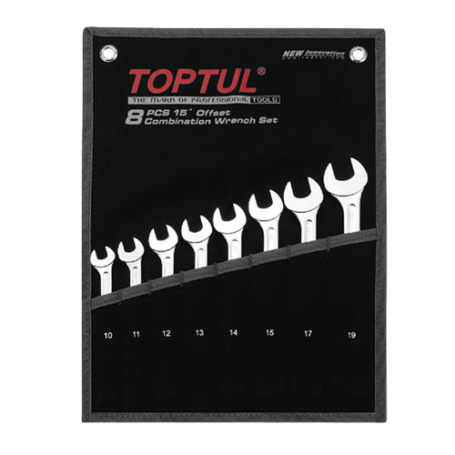 Set 26 chei combinate TOPTUL GPAW2601, dimensiuni 6-32 mm, husă depozitare, finisaj satinat