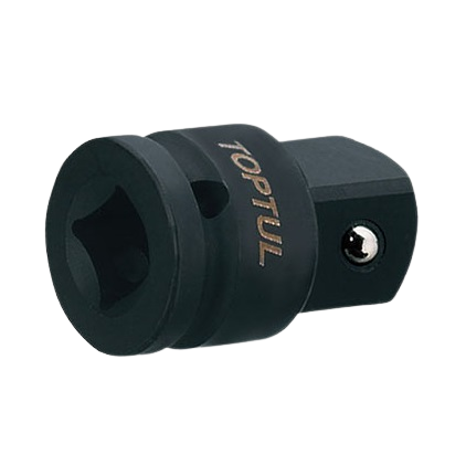 Adaptor TOPTUL KACA1216 pentru chei de impact, prindere pătrat 3/8 inch, 1/2 inch, lungime 33 mm, crom molibden