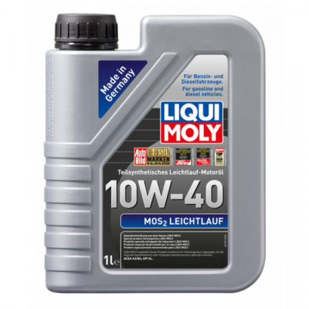 Ulei LIQUI MOLY Leichtlauf MOS2 10W40 2626, volum 1 litru, semi sintetic