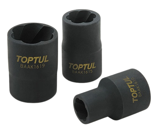 Cheie TOPTUL BAAK1613 tubulara extractoare suruburi, antrenor patrat 1/2 inch, deschidere cheie 13 mm, crom molibden