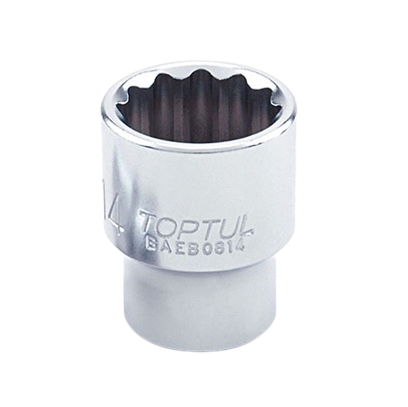 Cheie BAEB0811, prindere patrat 1/4 inch, profil bi-hexagonal, deschidere cheie 11 mm, lungime 25 mm, crom vanadiu