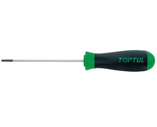 Șurubelniță TOPTUL FNAB2E08, dreaptă, 0.4 x 2.5 mm, lungime activă 75 mm, lungime totală 162 mm, mâner aderent