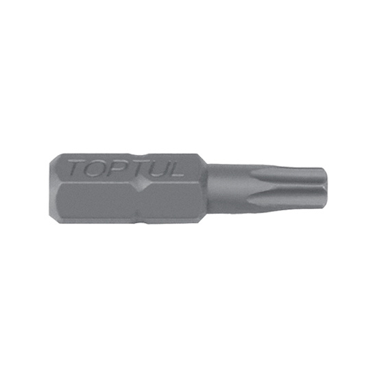Bit torx TOPTUL FSEA0830, prindere hexagonala 1/4 inch, profil T30, lungime 25 mm, finisaj fosfatat