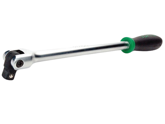 Bara de forță TOPTUL CFKA1615, adaptor pătrat 1/2 inch, lungime 15 inch/381 mm, mâner cauciucat, aderent, finisaj lucios