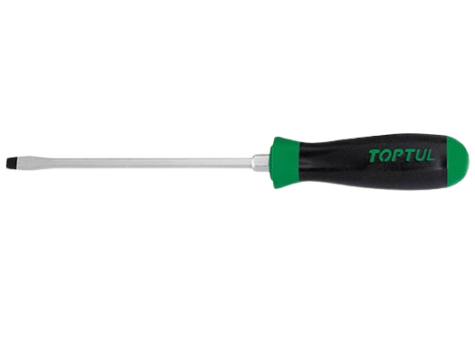 Șurubelnița dreaptă FAHB6E15 TOPTUL, dimensiuni 1.2x6.5 mm, lungime 265 mm, lungime activă 150 mm, mâner ergonomic, aderent