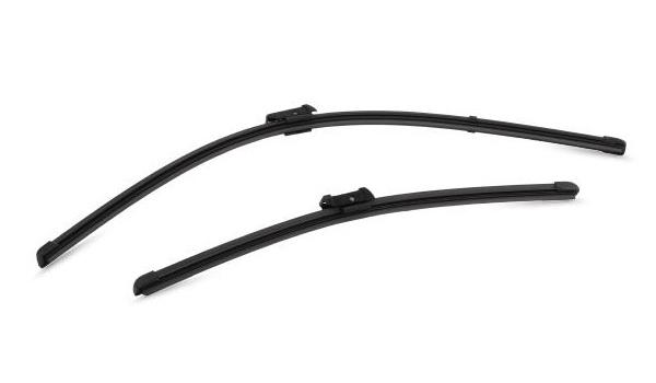 Set stergatoare VALEO model SILENCIO X.TRM FLAT BLADE SET 574707, lungime 650 mm, 450 mm, fara carcasa, cu spoiler pentru VW, SKODA, AUDI, SEAT