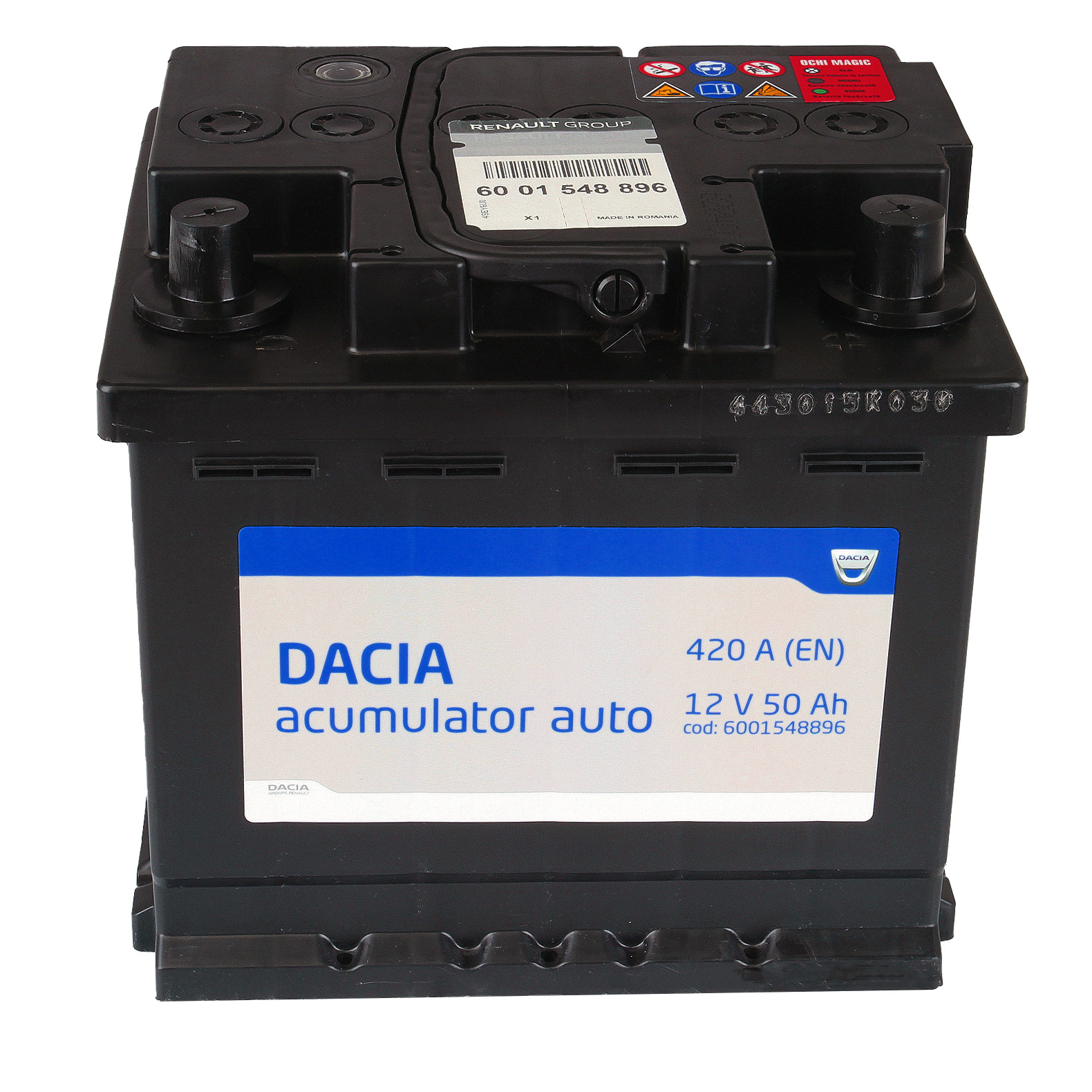 Acumulator 50 Ah Dacia