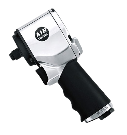 Pistol TOPTUL KAAQ1650, pneumatic de impact, antrenor 1/2 inch, cuplu maxim 678 Nm, 9500 rpm, cupla aer 1/4 inch, presiune funcționare 6.2 bar
