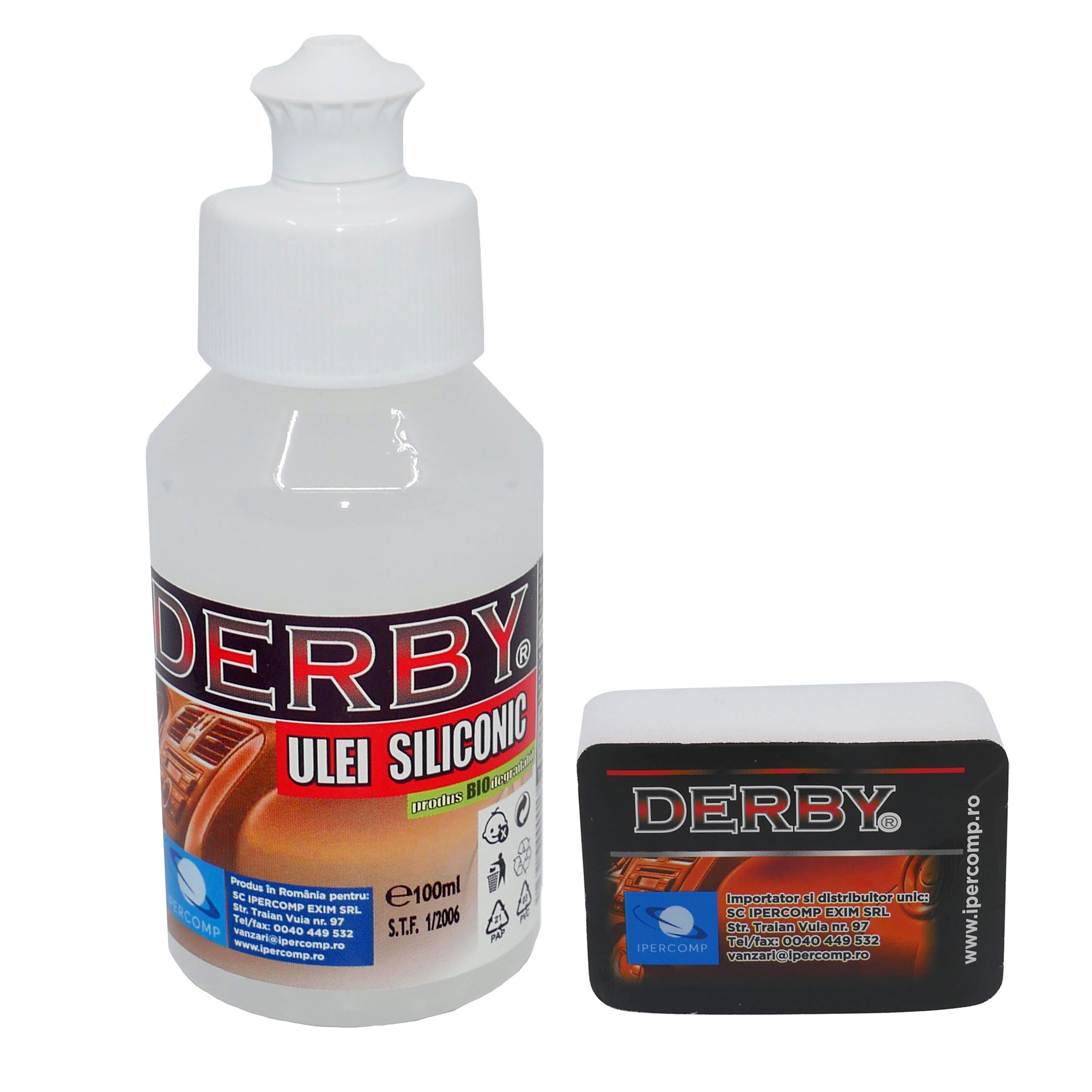 Ulei parfumat alb siliconic 100ml cu burete
