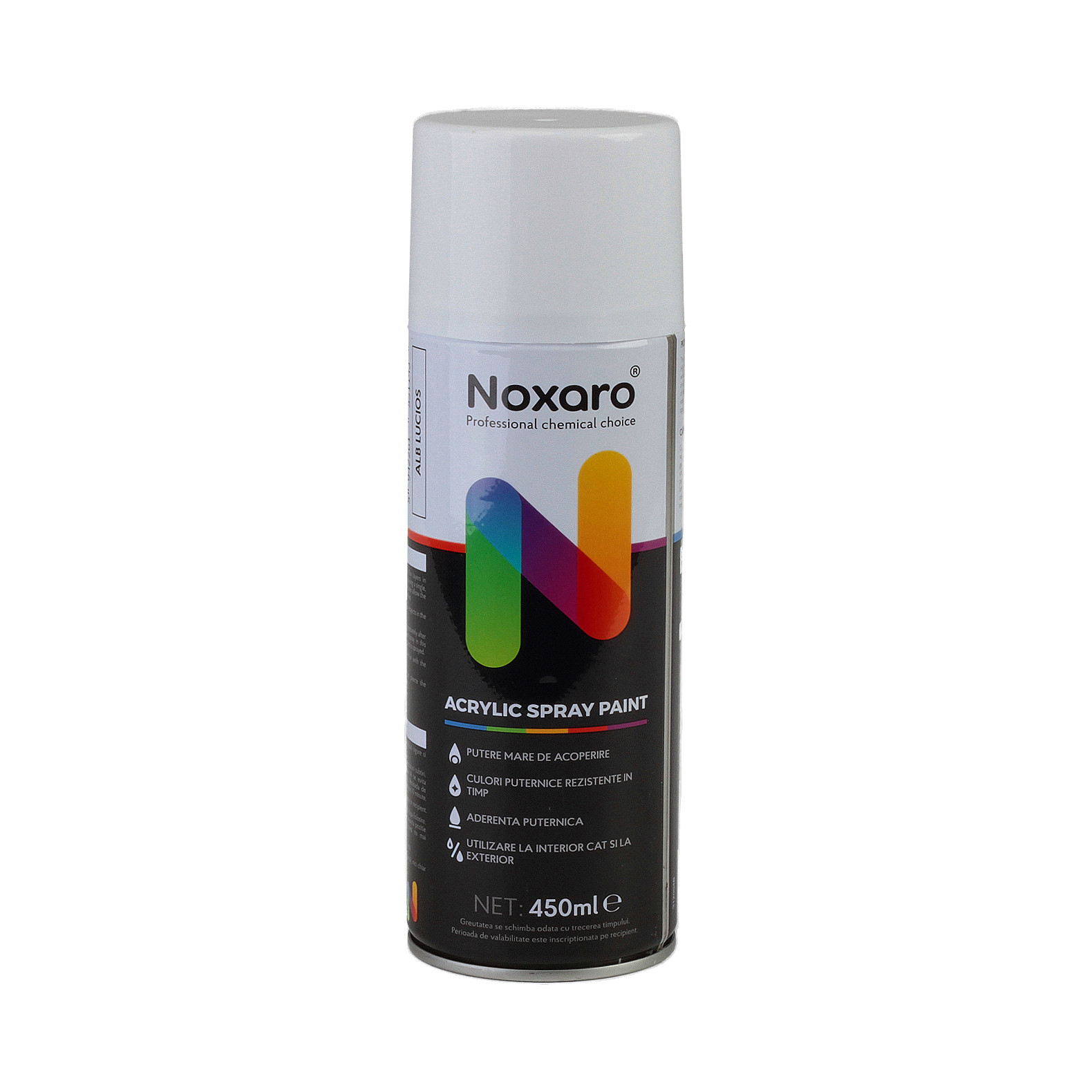 Vopsea Alb Lucios spray 450 ml