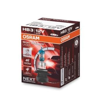 Bec far faza lunga 12 V, OSRAM 9005NL HB3 60 W Night Breaker Laser Nextgen +150