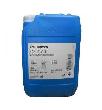 Ulei motor ARAL 15W40 Turboral 15BC5E, volum 20 litri, mineral pentru MB, MAN, Volvo