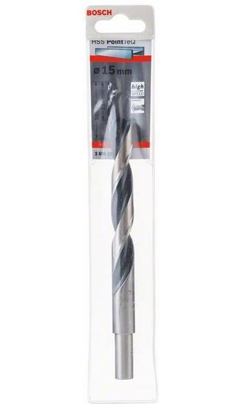 Burghiu HSS spiral PointTeQ de 15,0 mm (coadă redusă)
