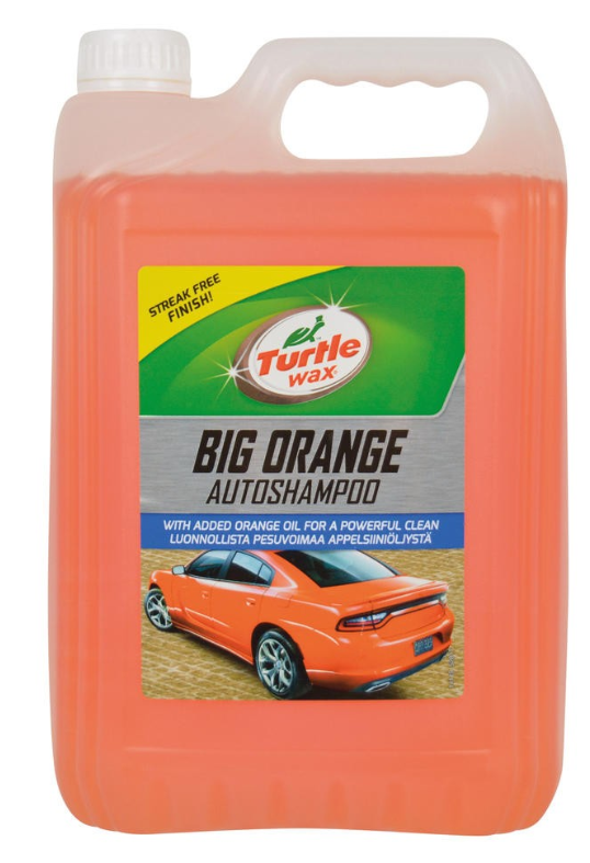 Șampon auto Turtle Wax Big Orange 5L Shampoo
