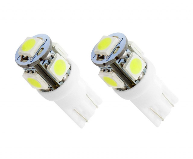 Set lumini LED poziție scuter, ATV SMD (set) - alb