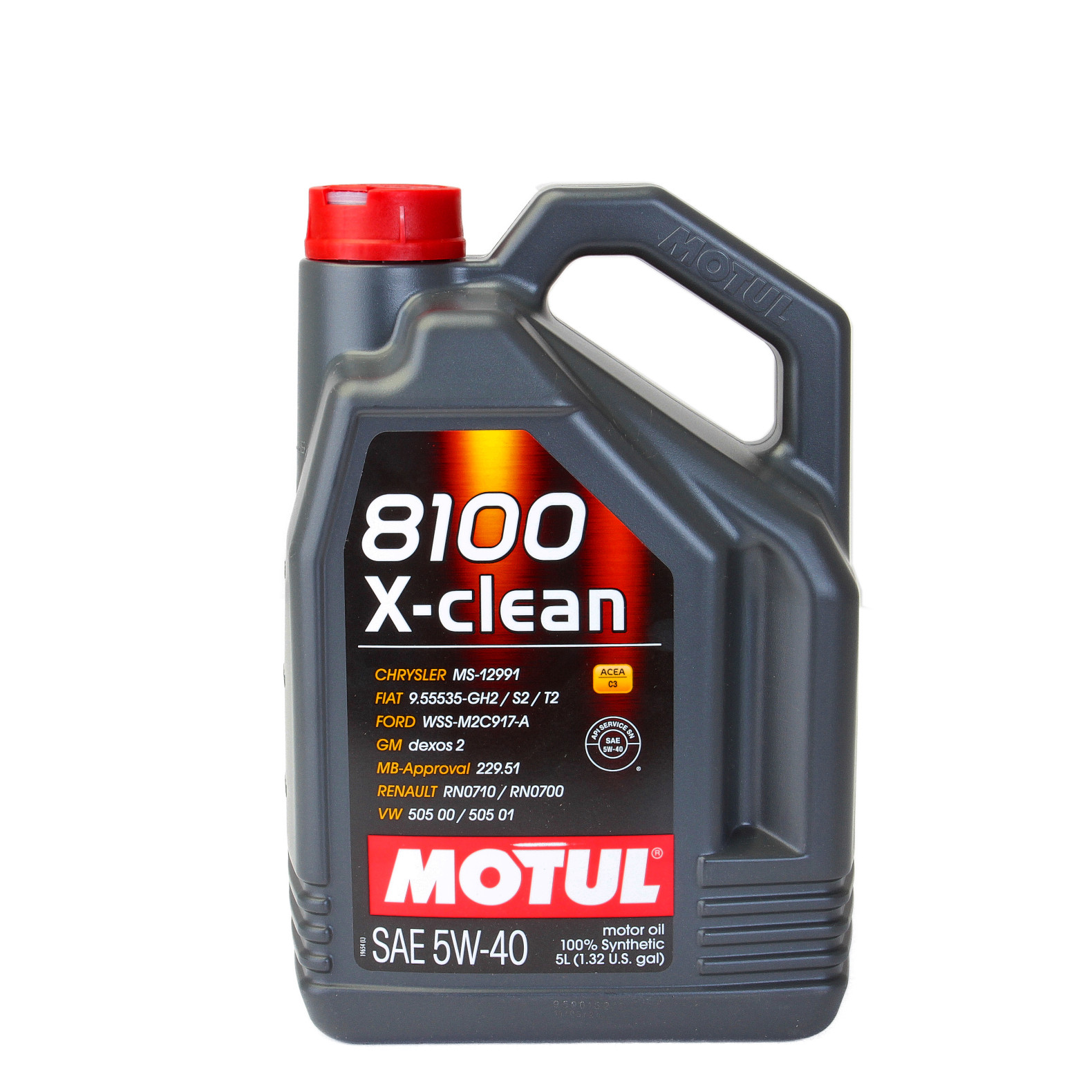 Ulei Motul 8100 X-Clean 5W40 5L motor pentru Fiat, BMW, OPEL, PORSCHE...