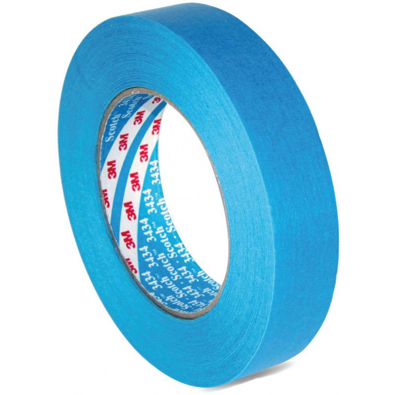 Banda Rezistenta La Apa High Performance Masking Tape 3434 18mmX50m 3M de Mascare