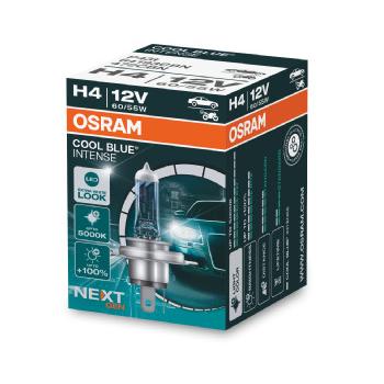 Bec Osram far faza lunga 12 V, H4 60/55 W Cool Blue Intense Nextgen 64193CBN
