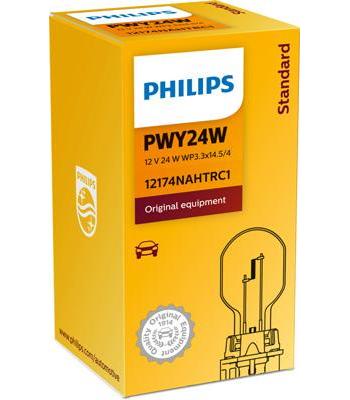 Bec de semnalizare 12V PWY4W Philips Hiper Vision, model 12174NAHTRC1